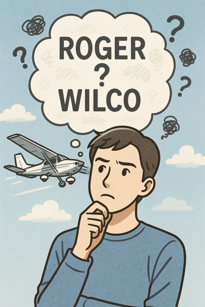 航空英語のRogerとWilco