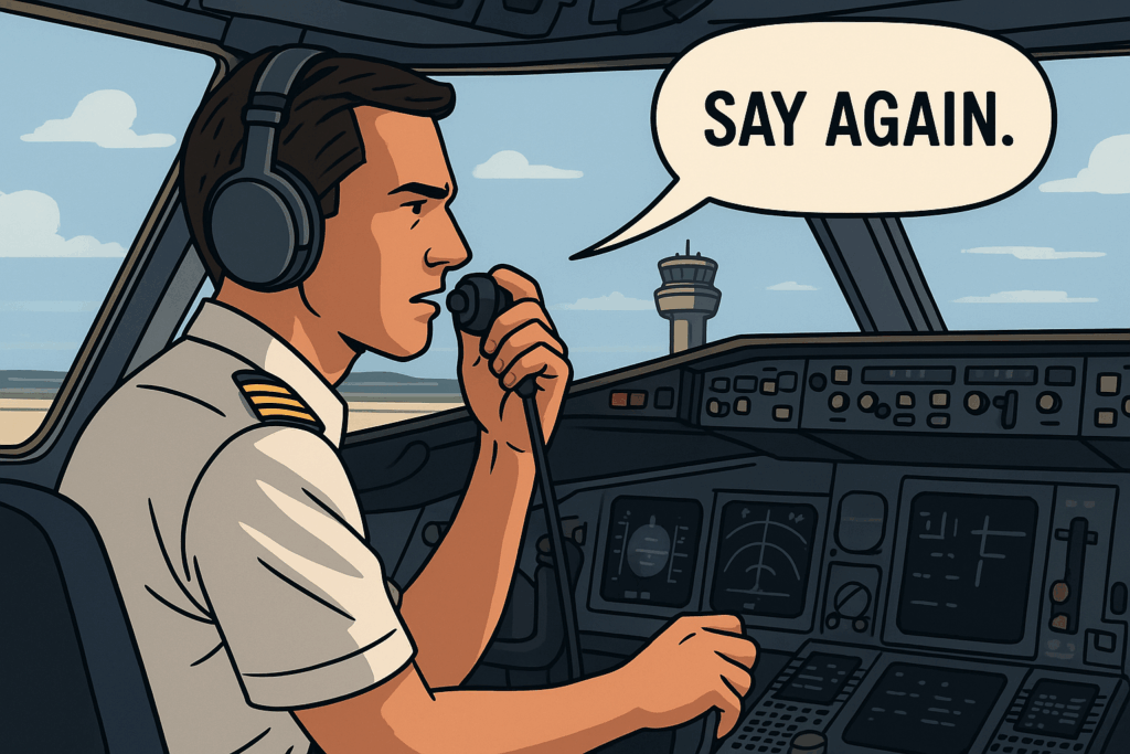 命を救う “Say again.”